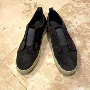 Vince size 13 suede slip ons